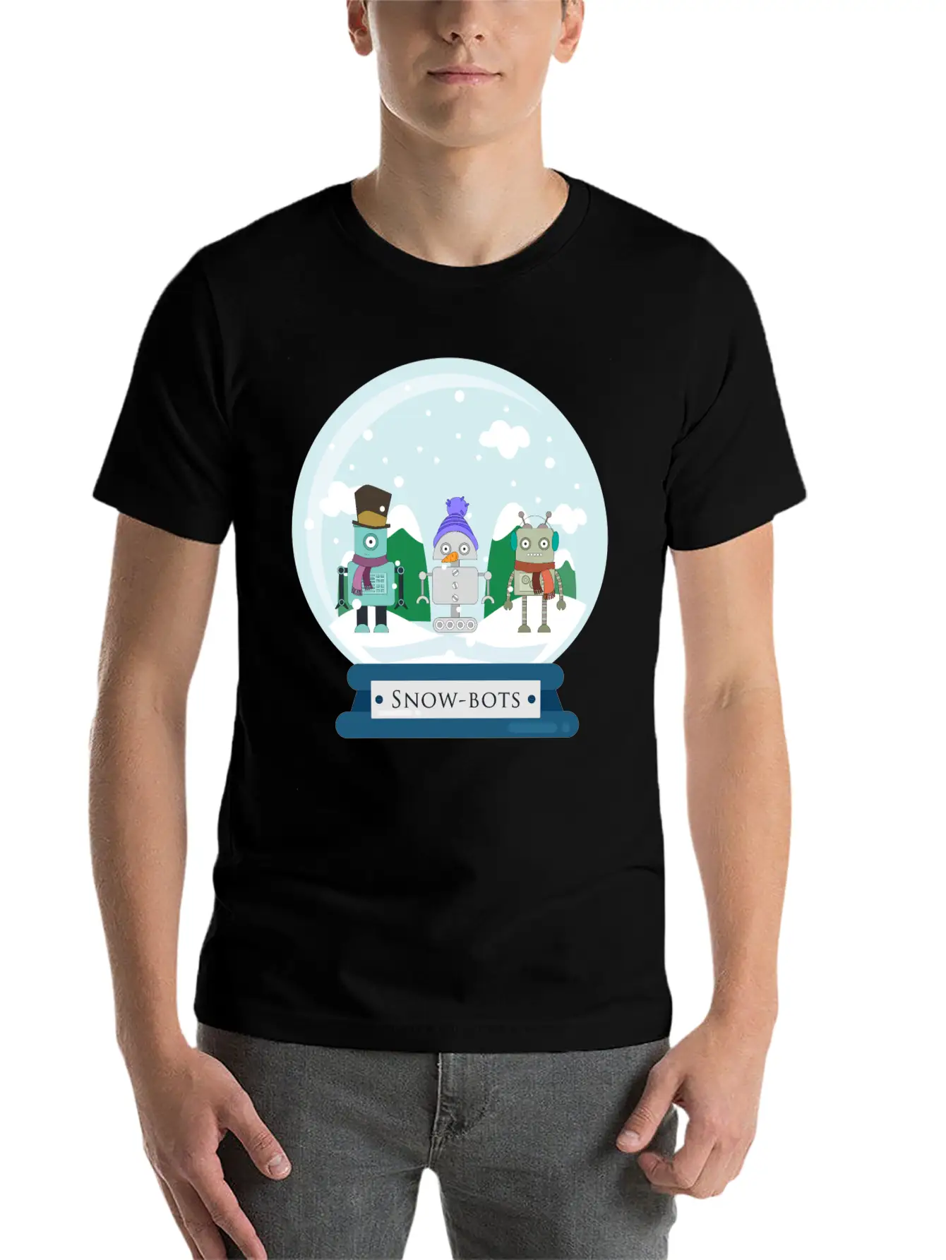 Snow-Bots Timeless Short Sleeve Tee – Comfy And Minimalist Design