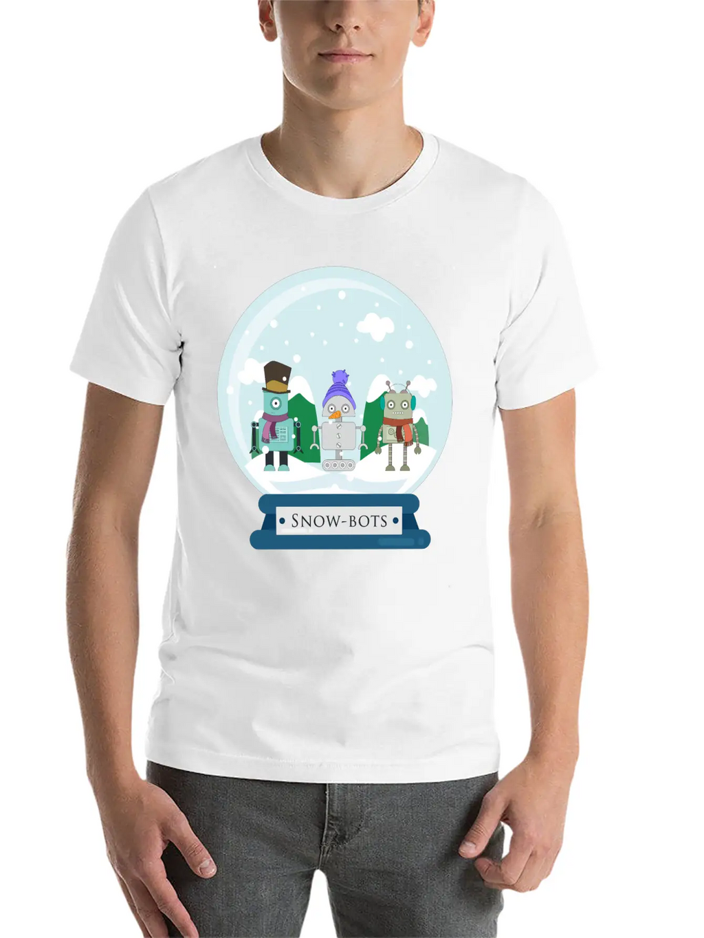 Snow-Bots Timeless Short Sleeve Tee – Comfy And Minimalist Design