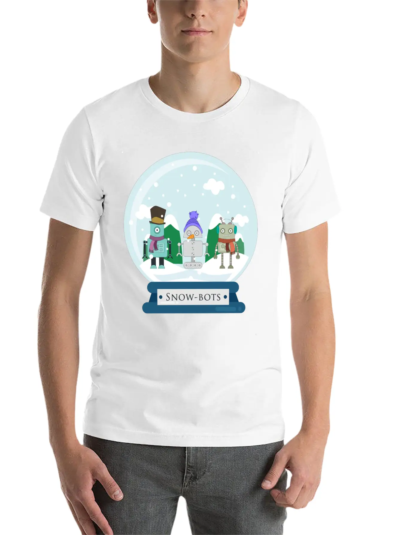 Snow-Bots Timeless Short Sleeve Tee – Comfy And Minimalist Design