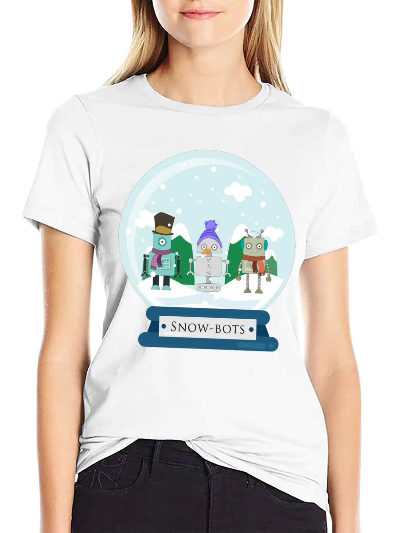 Snow-Bots Timeless Short Sleeve Tee – Comfy And Minimalist Design