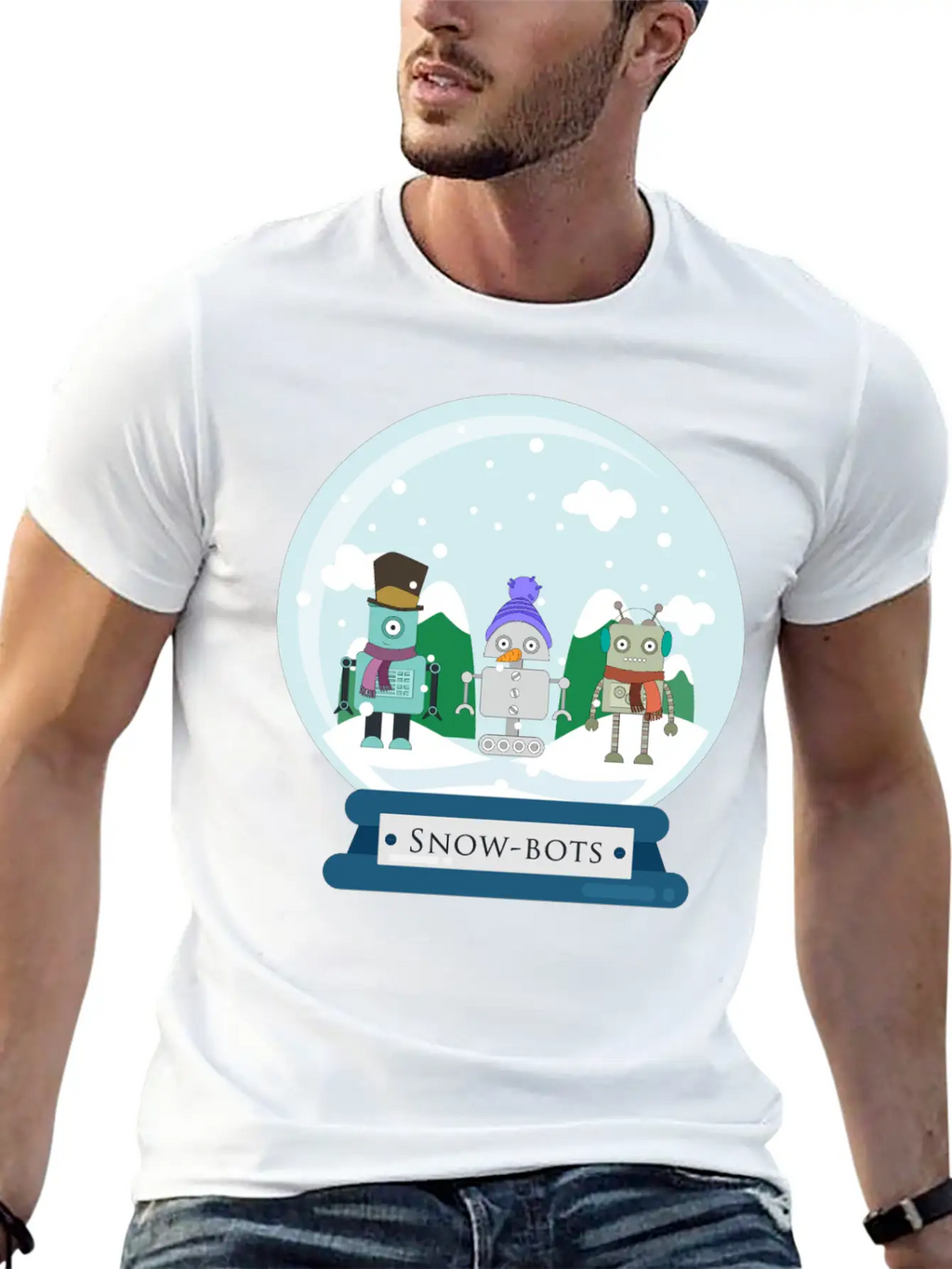 Snow-Bots Timeless Short Sleeve Tee – Comfy And Minimalist Design