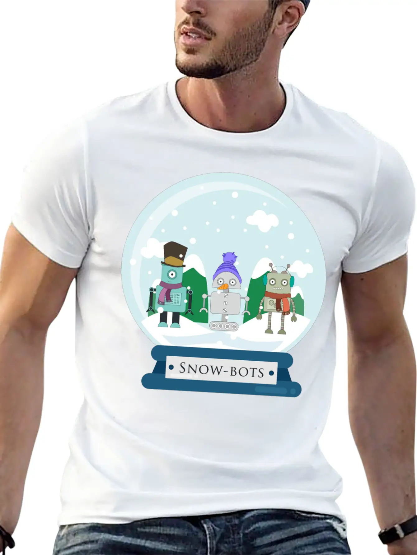 Snow-Bots Timeless Short Sleeve Tee – Comfy And Minimalist Design