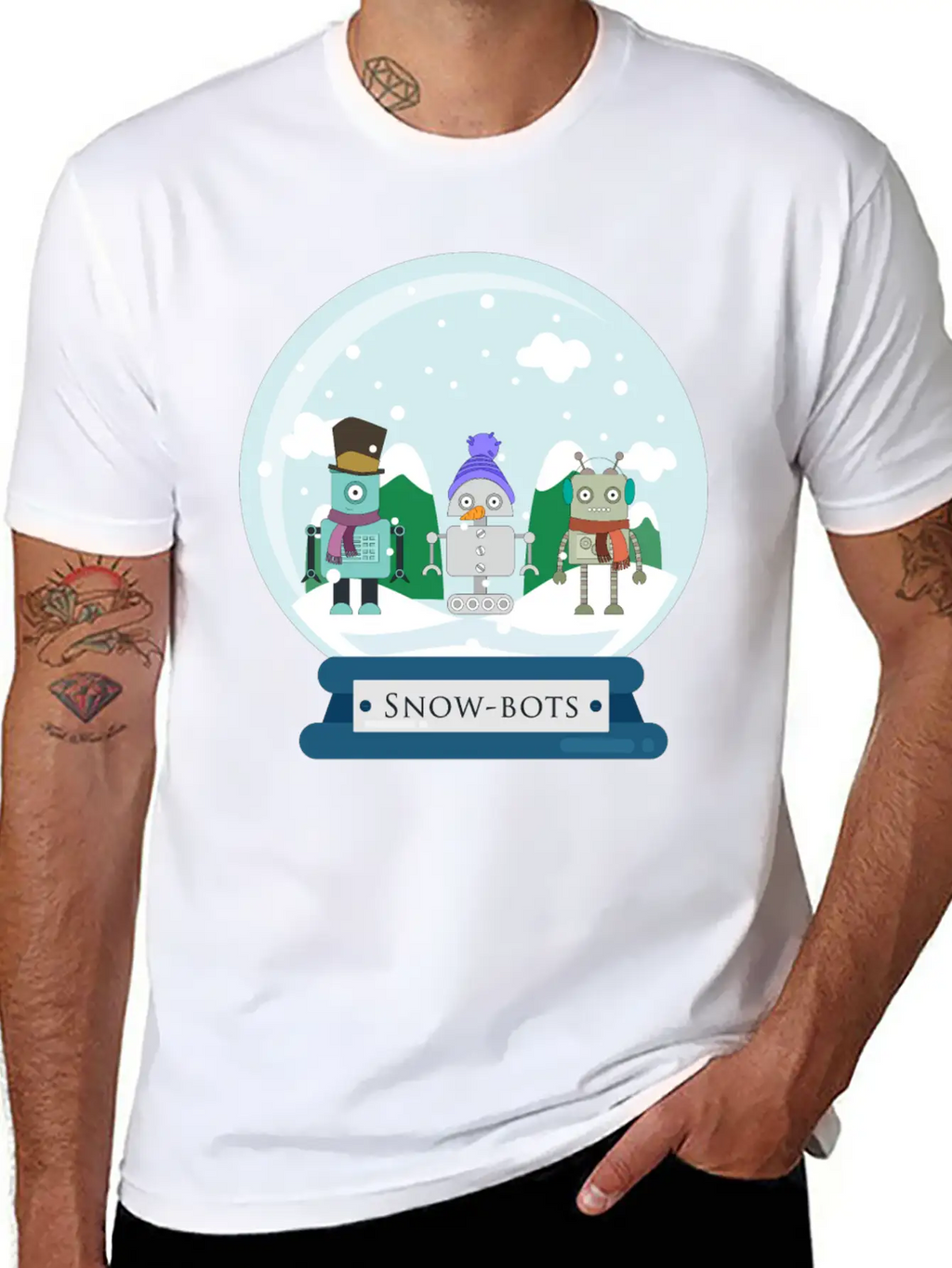 Snow-Bots Timeless Short Sleeve Tee – Comfy And Minimalist Design
