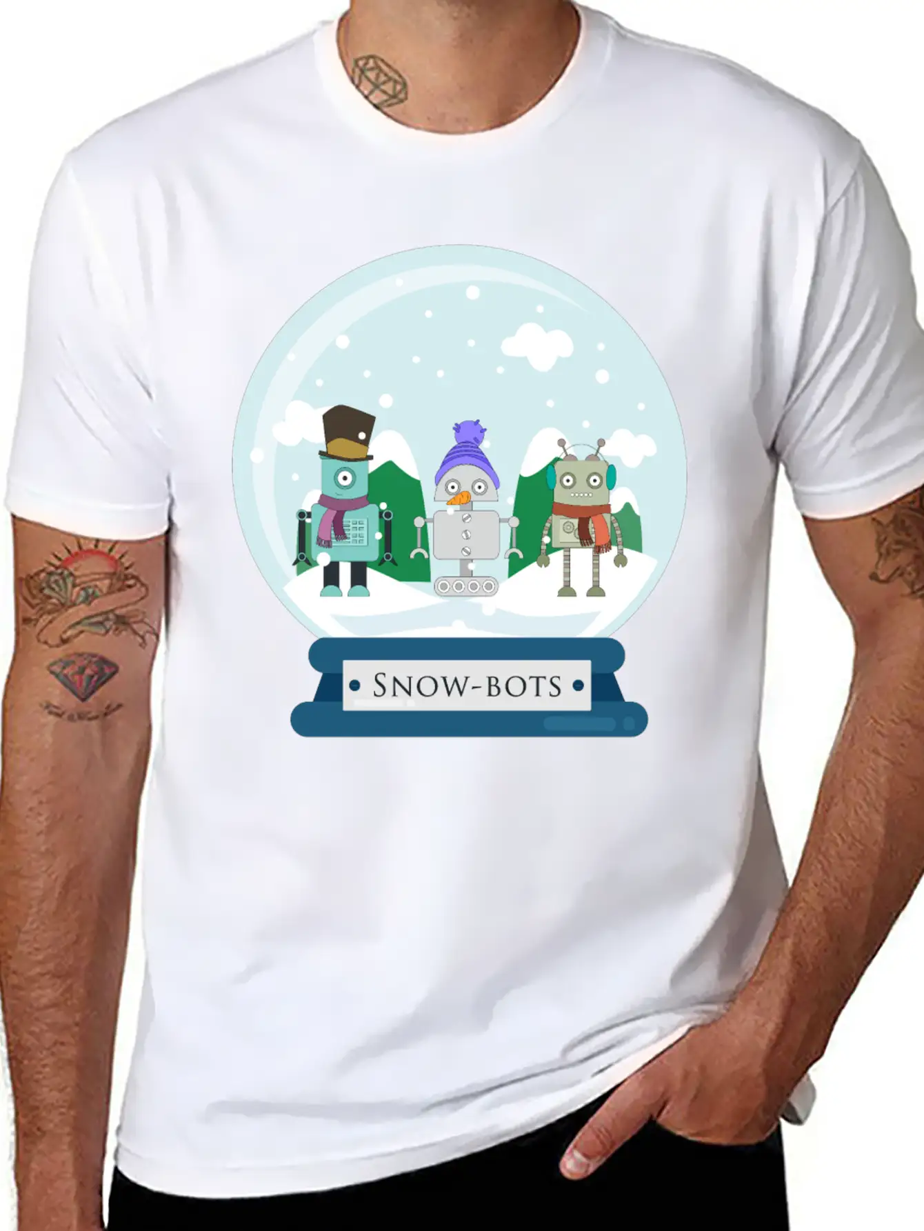 Snow-Bots Timeless Short Sleeve Tee – Comfy And Minimalist Design