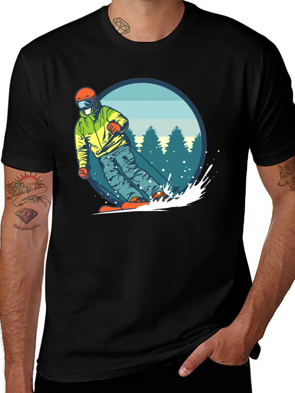 Snow Essential Cotton Tee For Daily Outfits – Unisex Style