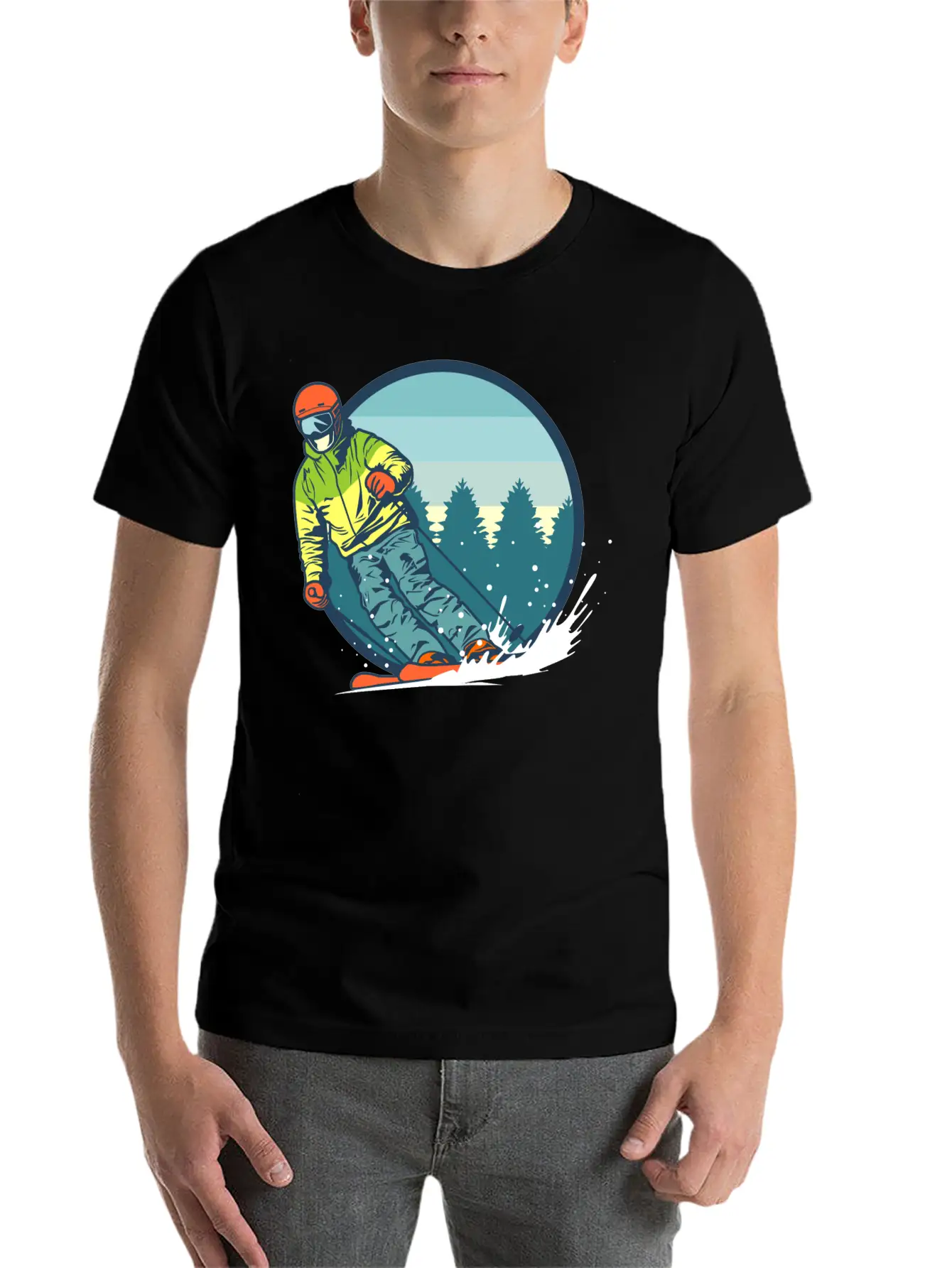 Snow Essential Cotton Tee For Daily Outfits – Unisex Style