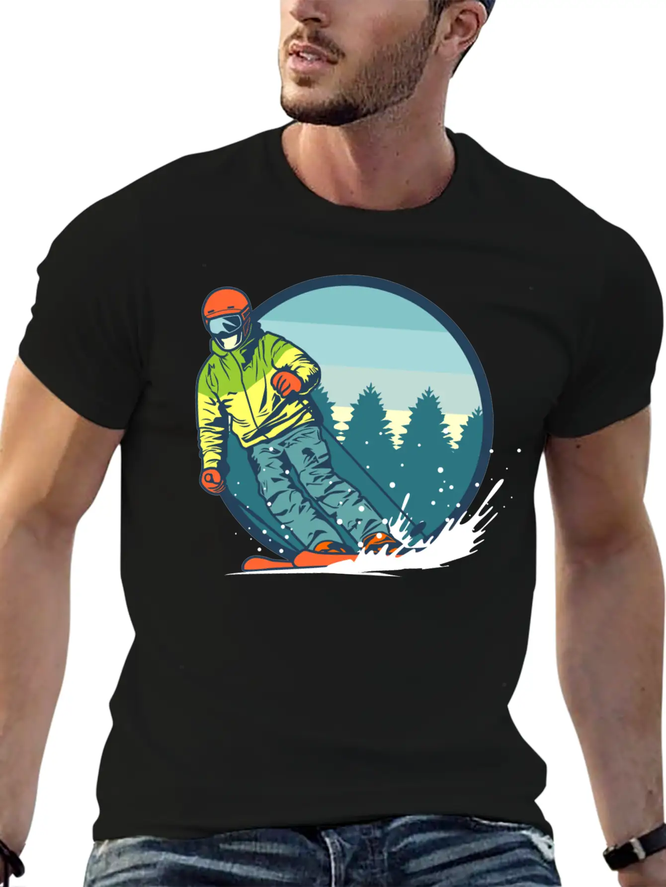 Snow Essential Cotton Tee For Daily Outfits – Unisex Style