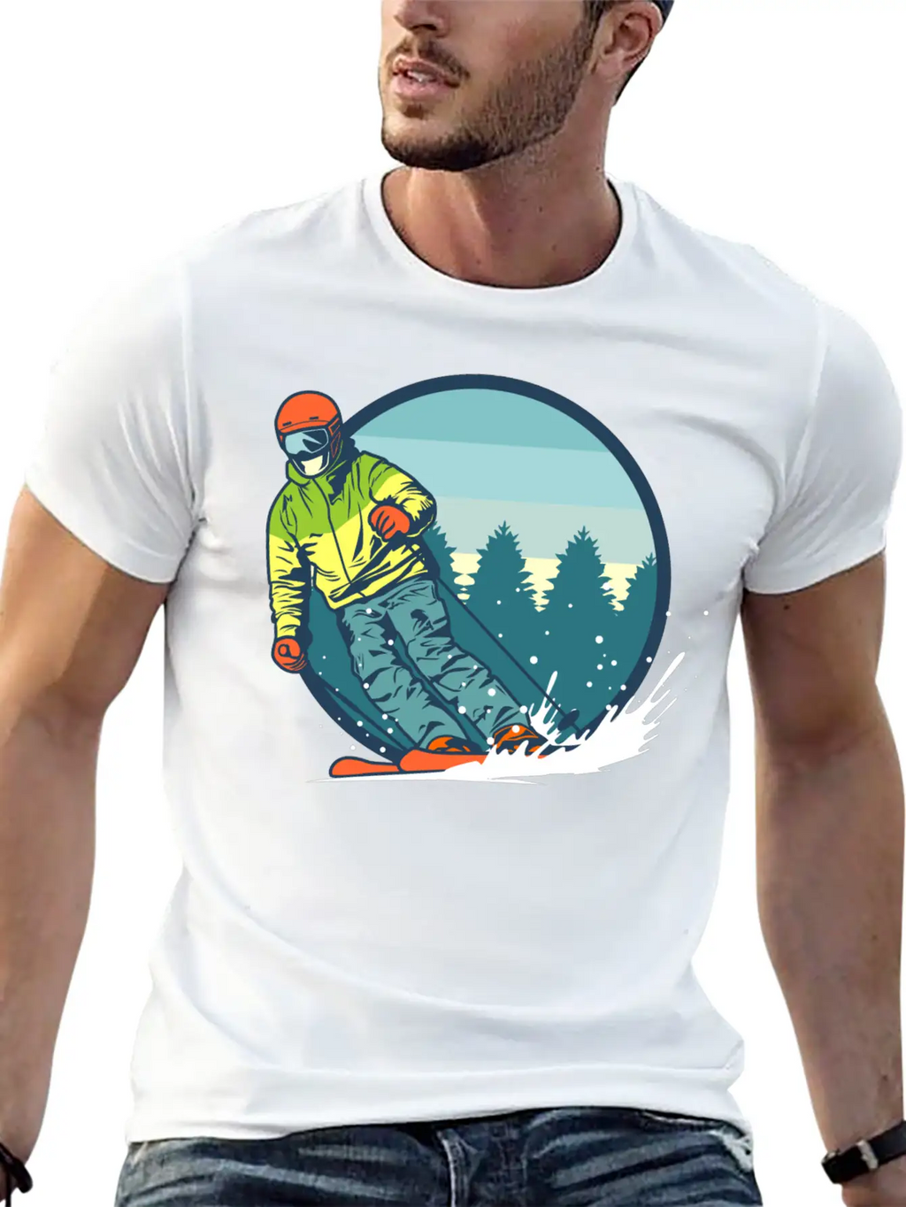 Snow Essential Cotton Tee For Daily Outfits – Unisex Style