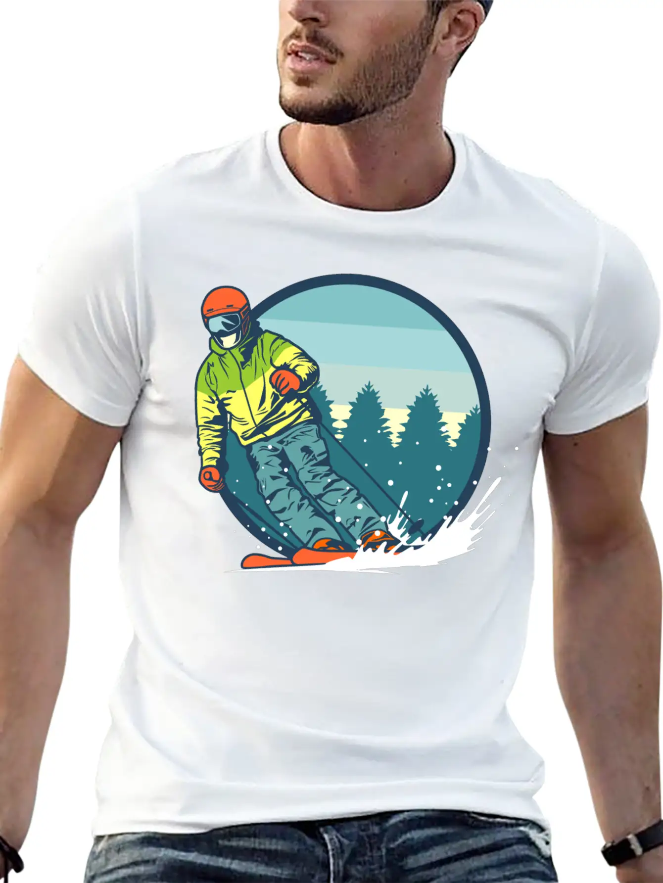 Snow Essential Cotton Tee For Daily Outfits – Unisex Style
