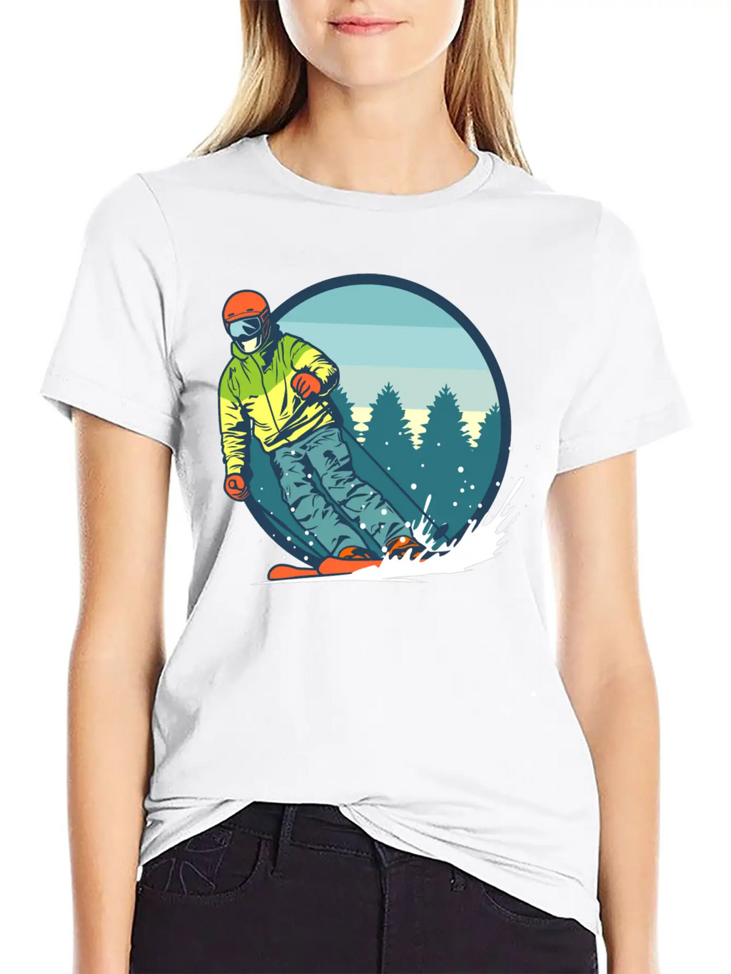 Snow Essential Cotton Tee For Daily Outfits – Unisex Style
