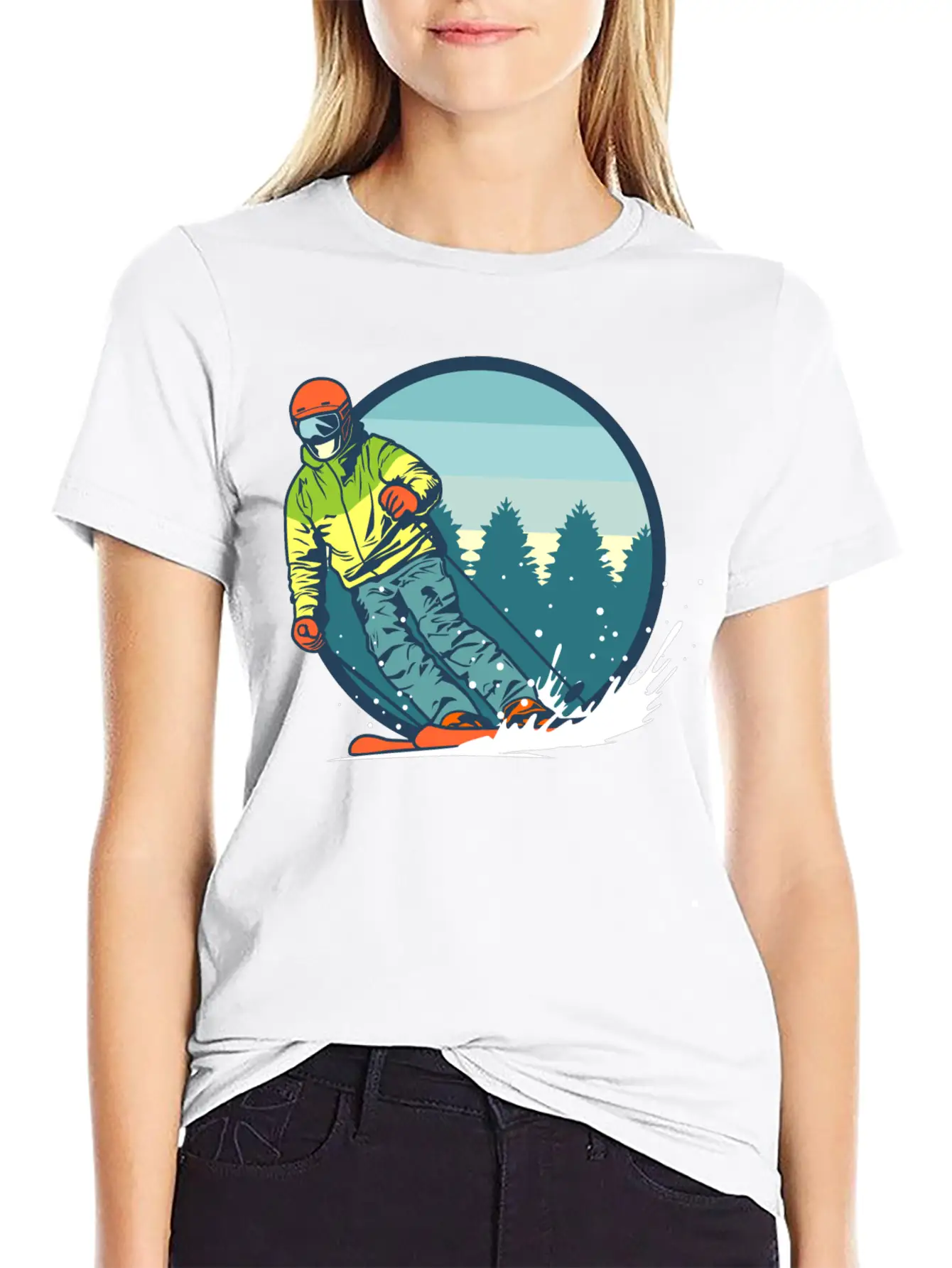 Snow Essential Cotton Tee For Daily Outfits – Unisex Style