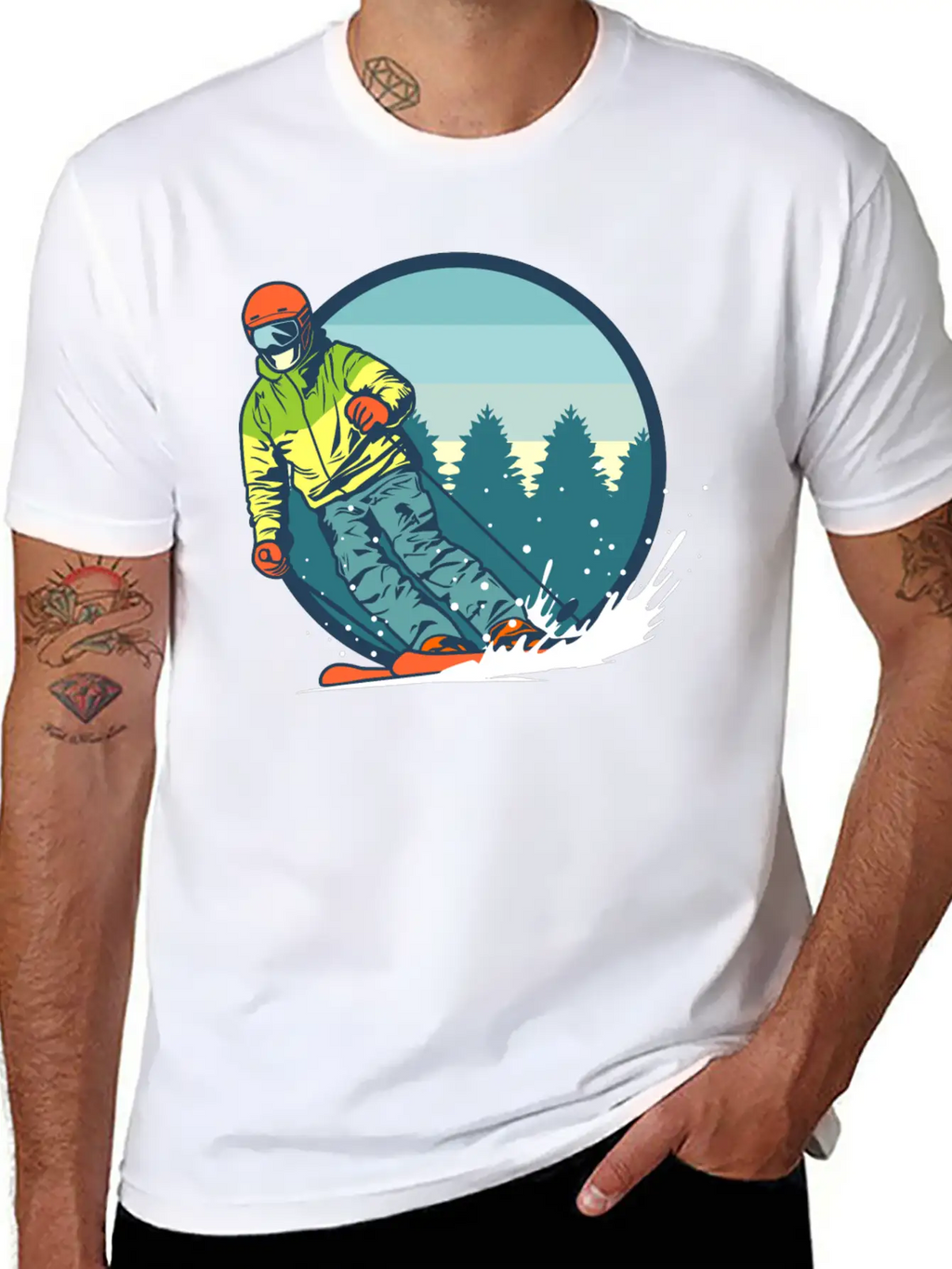 Snow Essential Cotton Tee For Daily Outfits – Unisex Style
