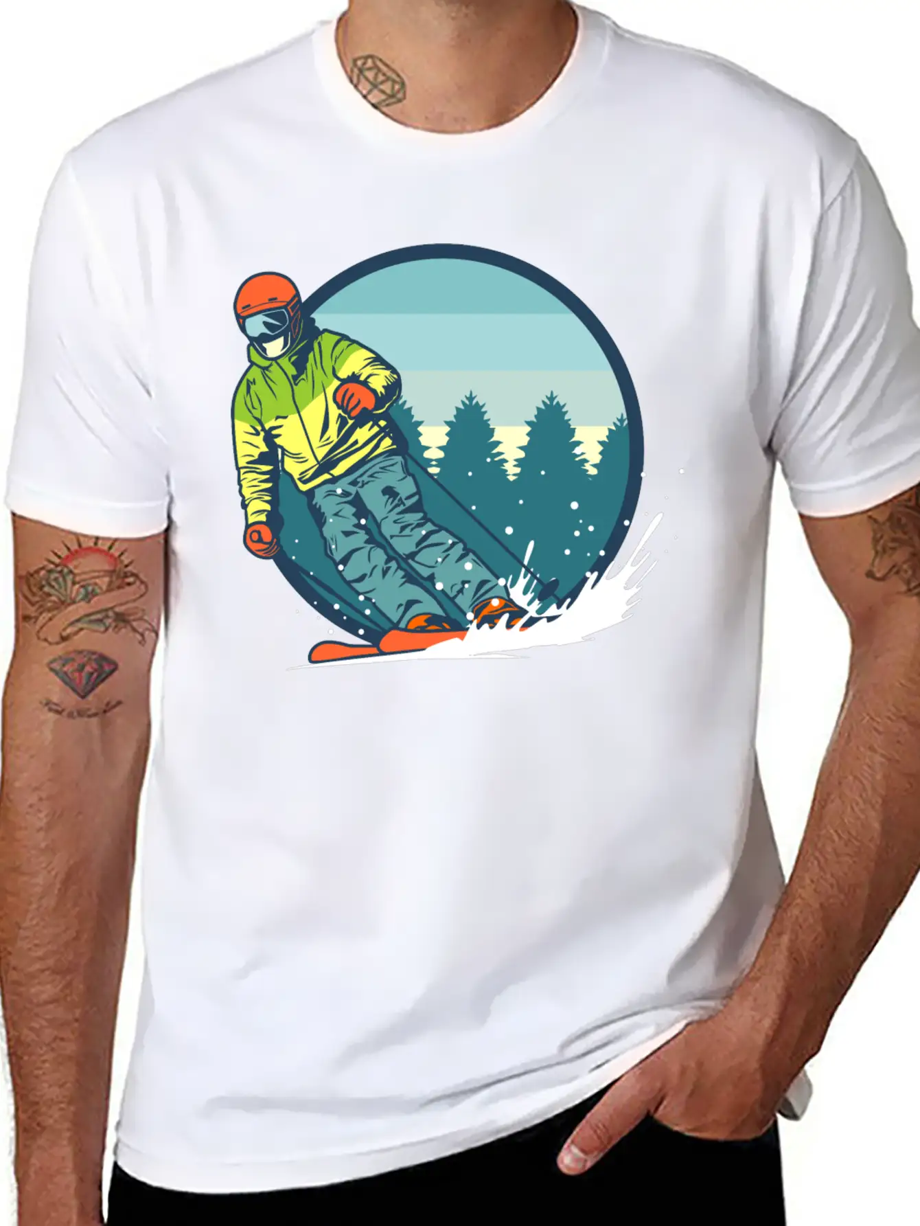 Snow Essential Cotton Tee For Daily Outfits – Unisex Style