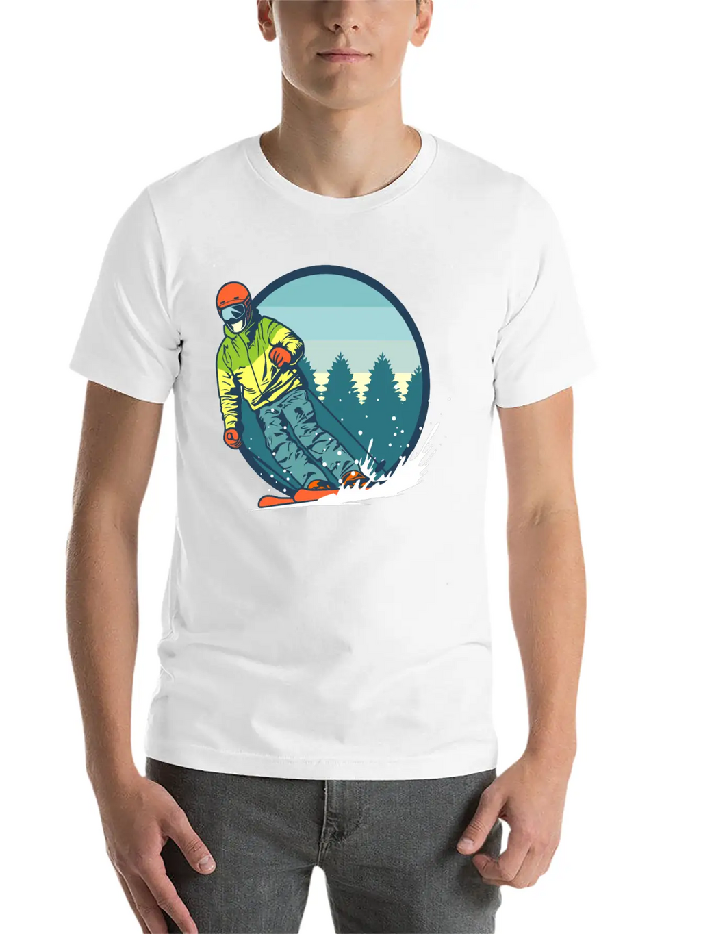 Snow Essential Cotton Tee For Daily Outfits – Unisex Style