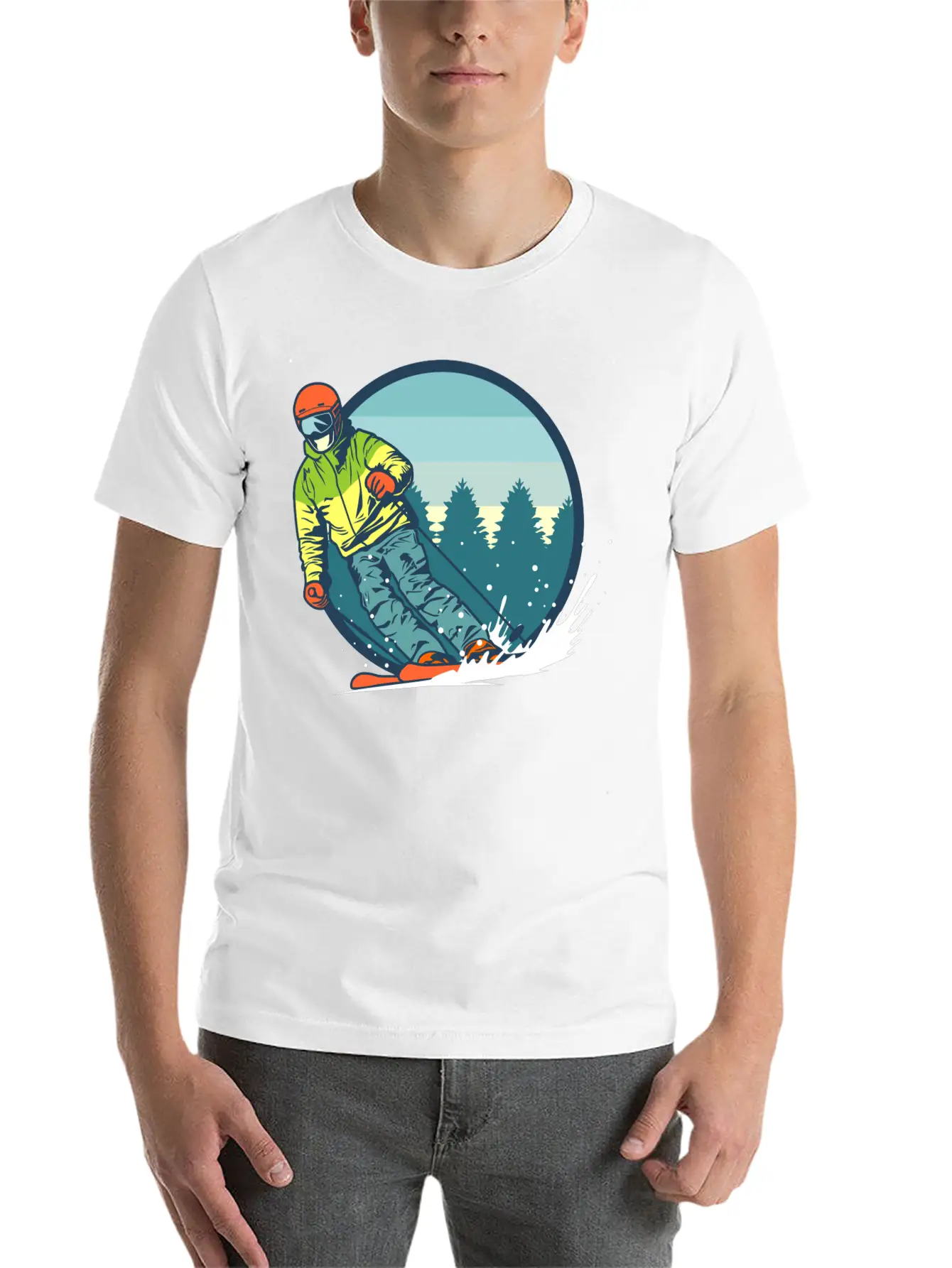 Snow Essential Cotton Tee For Daily Outfits – Unisex Style