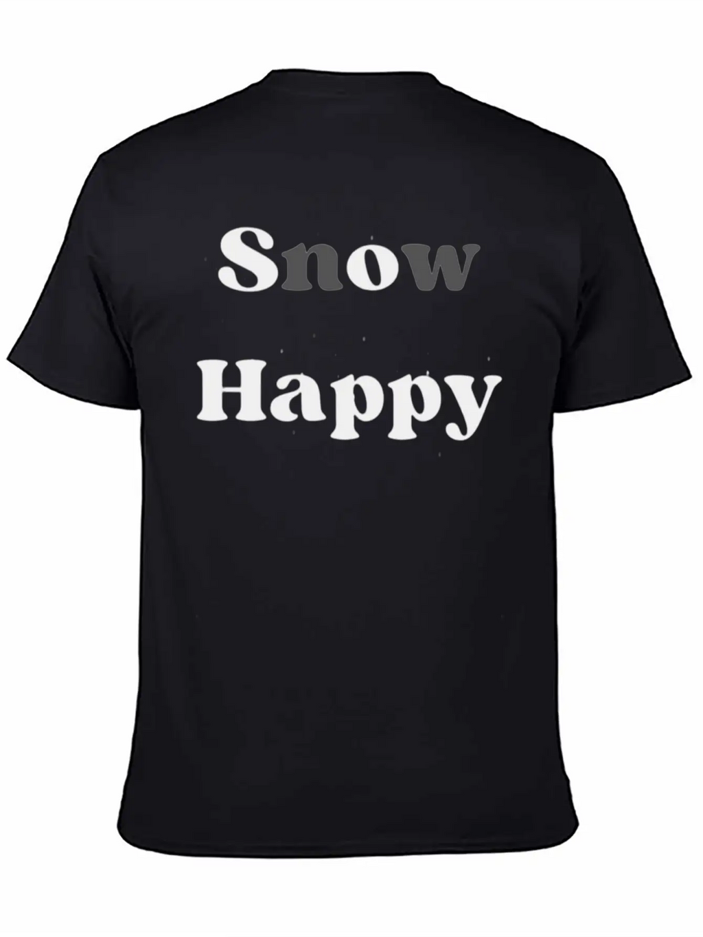 SnOw Happy Relaxed Everyday Tee – Lightweight And Durable Cotton