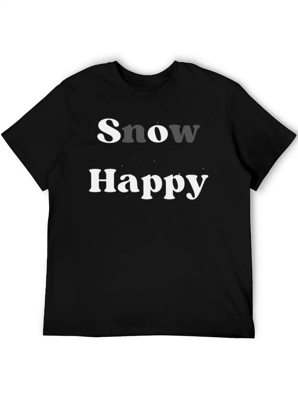 SnOw Happy Relaxed Everyday Tee – Lightweight And Durable Cotton