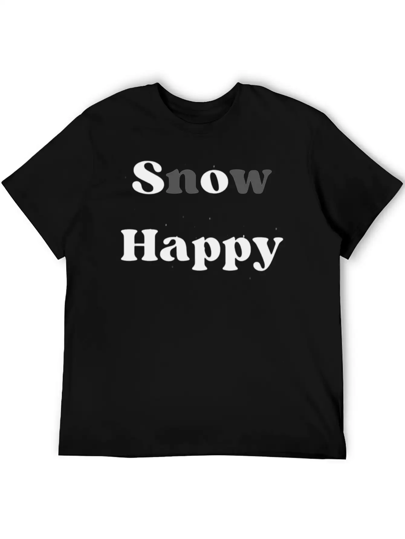 SnOw Happy Relaxed Everyday Tee – Lightweight And Durable Cotton