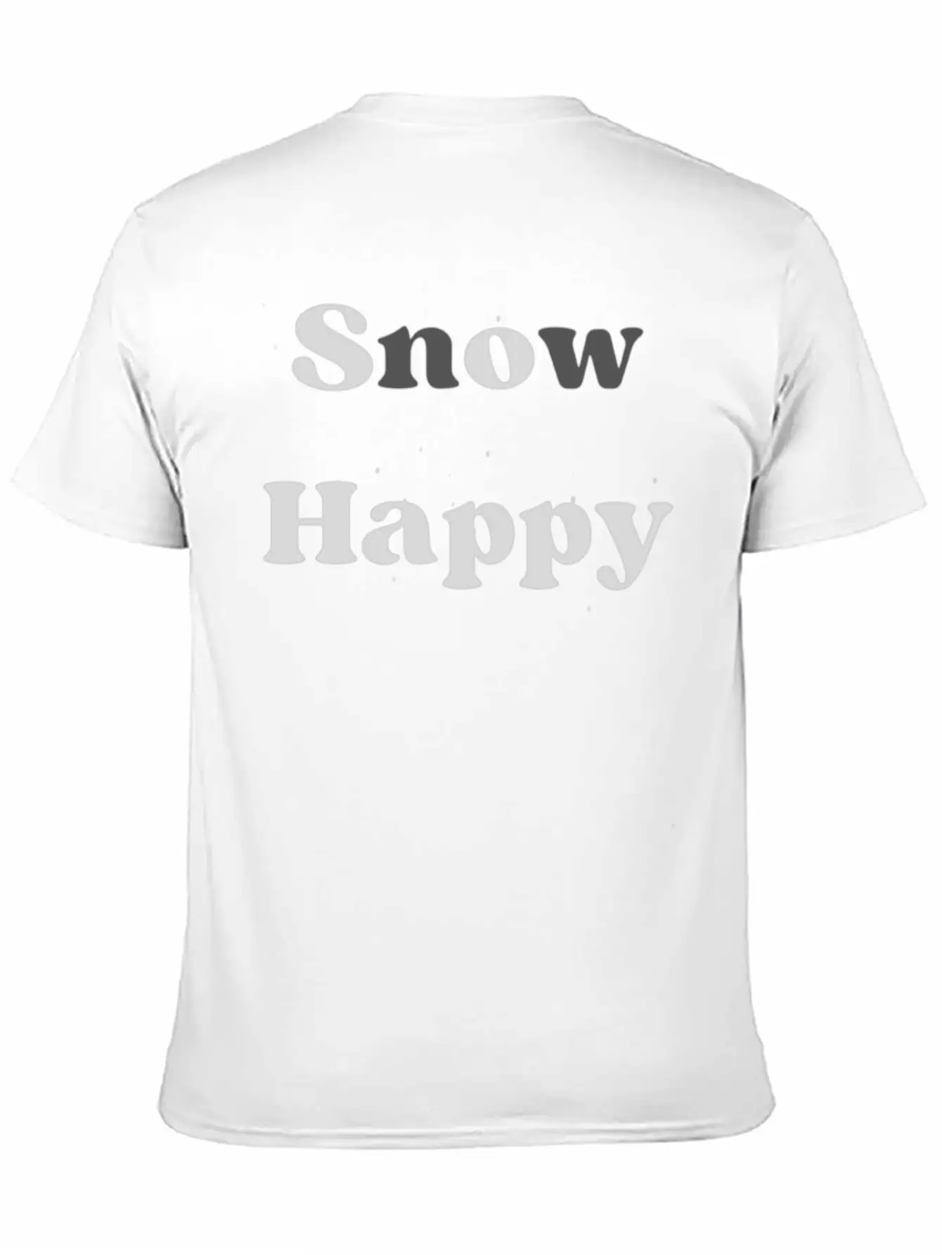 SnOw Happy Relaxed Everyday Tee – Lightweight And Durable Cotton