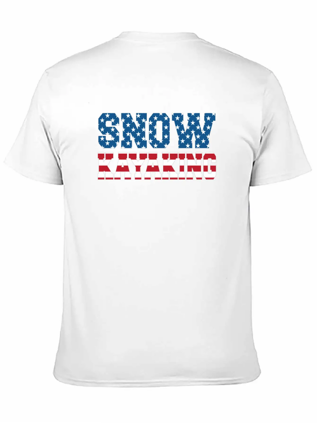 Snow Kayaking USA Essential Cotton Tee For Daily Outfits – Unisex Style