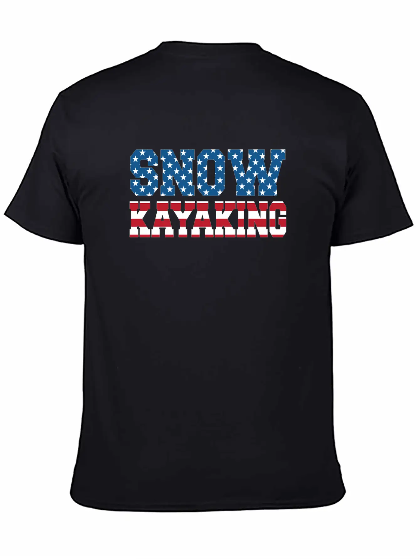 Snow Kayaking USA Essential Cotton Tee For Daily Outfits – Unisex Style