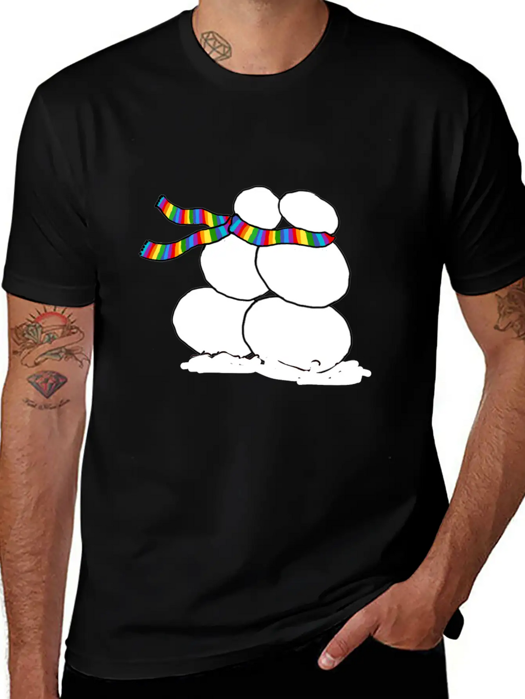 Snow Love Relaxed Everyday Tee – Lightweight And Durable Cotton