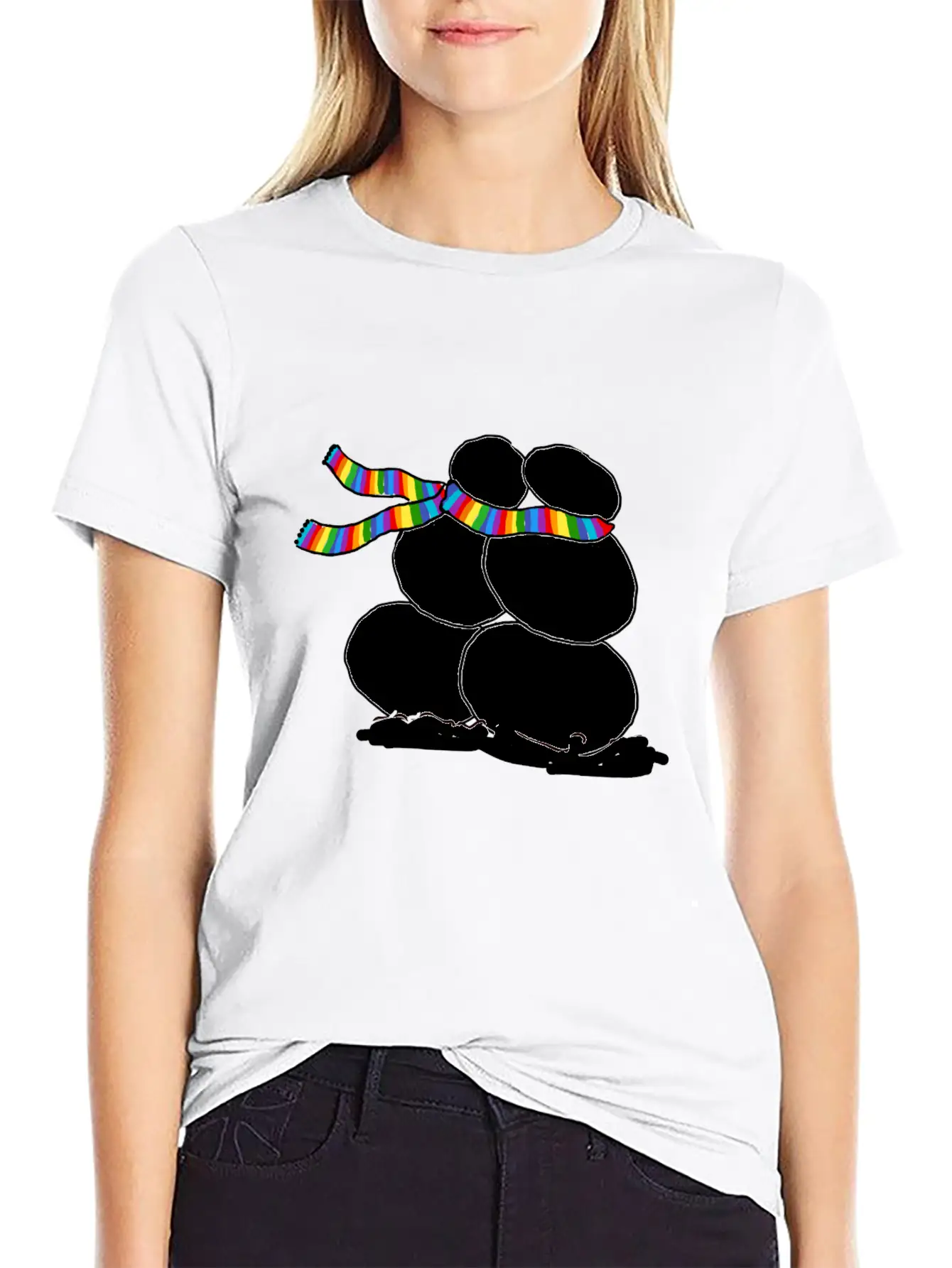 Snow Love Relaxed Everyday Tee – Lightweight And Durable Cotton