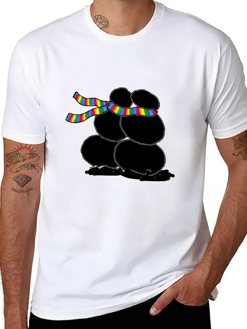 Snow Love Relaxed Everyday Tee – Lightweight And Durable Cotton