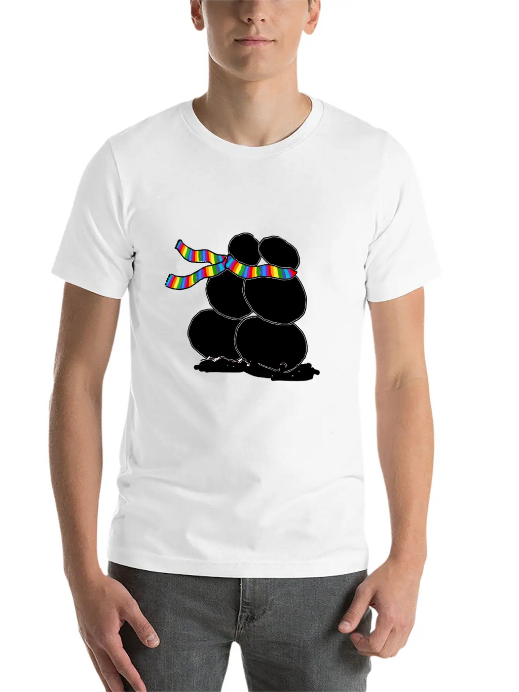 Snow Love Relaxed Everyday Tee – Lightweight And Durable Cotton