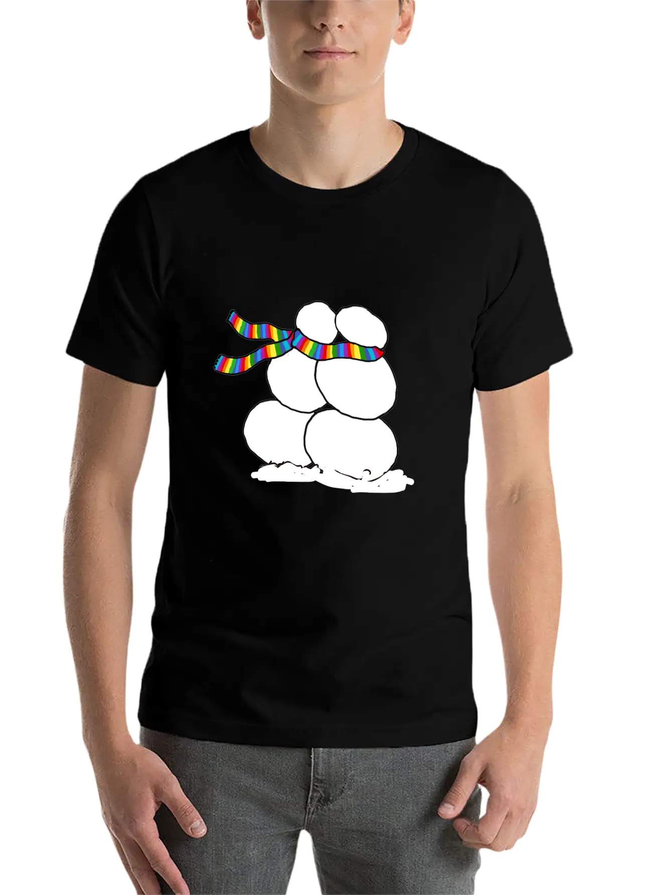 Snow Love Relaxed Everyday Tee – Lightweight And Durable Cotton