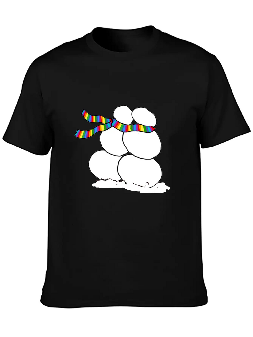 Snow Love Relaxed Everyday Tee – Lightweight And Durable Cotton