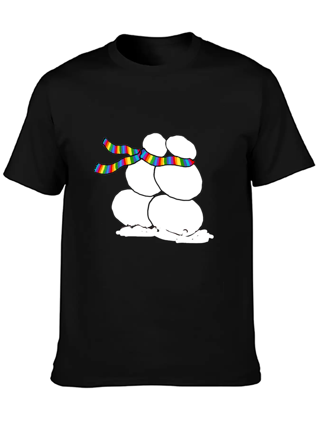 Snow Love Relaxed Everyday Tee – Lightweight And Durable Cotton
