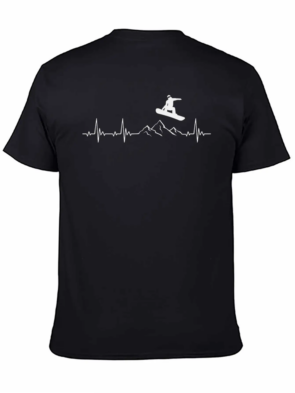 Snowboarding Heartbeat Snowboarder Gift Classic Cotton Tee – Unisex Comfort For Any Season