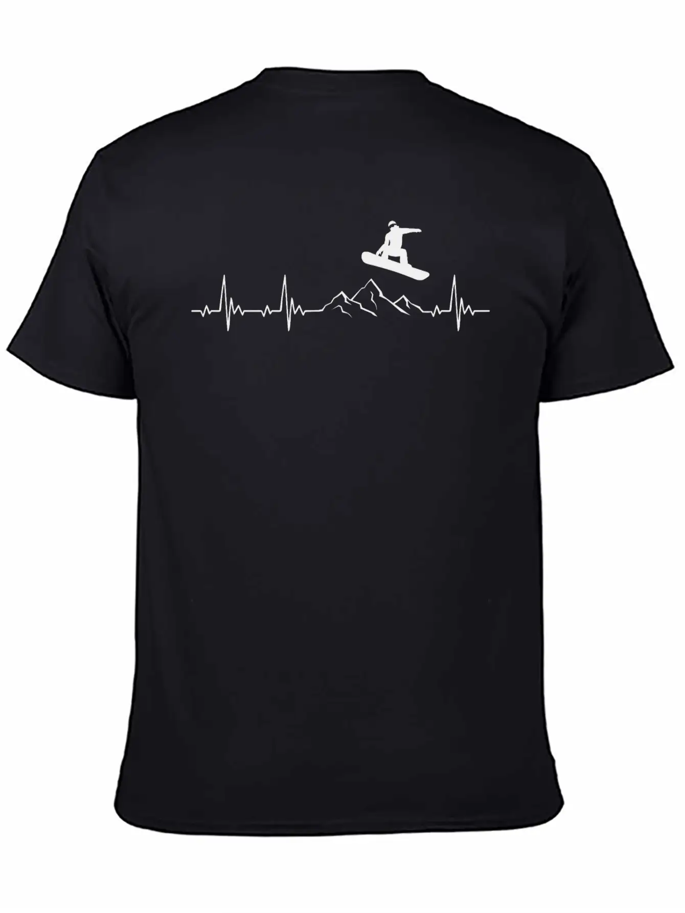 Snowboarding Heartbeat Snowboarder Gift Classic Cotton Tee – Unisex Comfort For Any Season