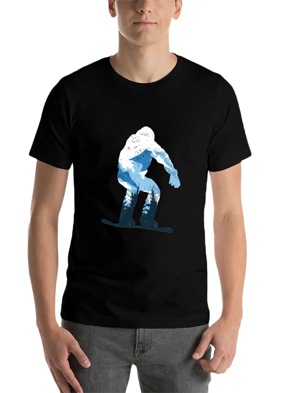 Snowboarding Snow Mountain Timeless Short Sleeve Tee – Comfy And Minimalist Design