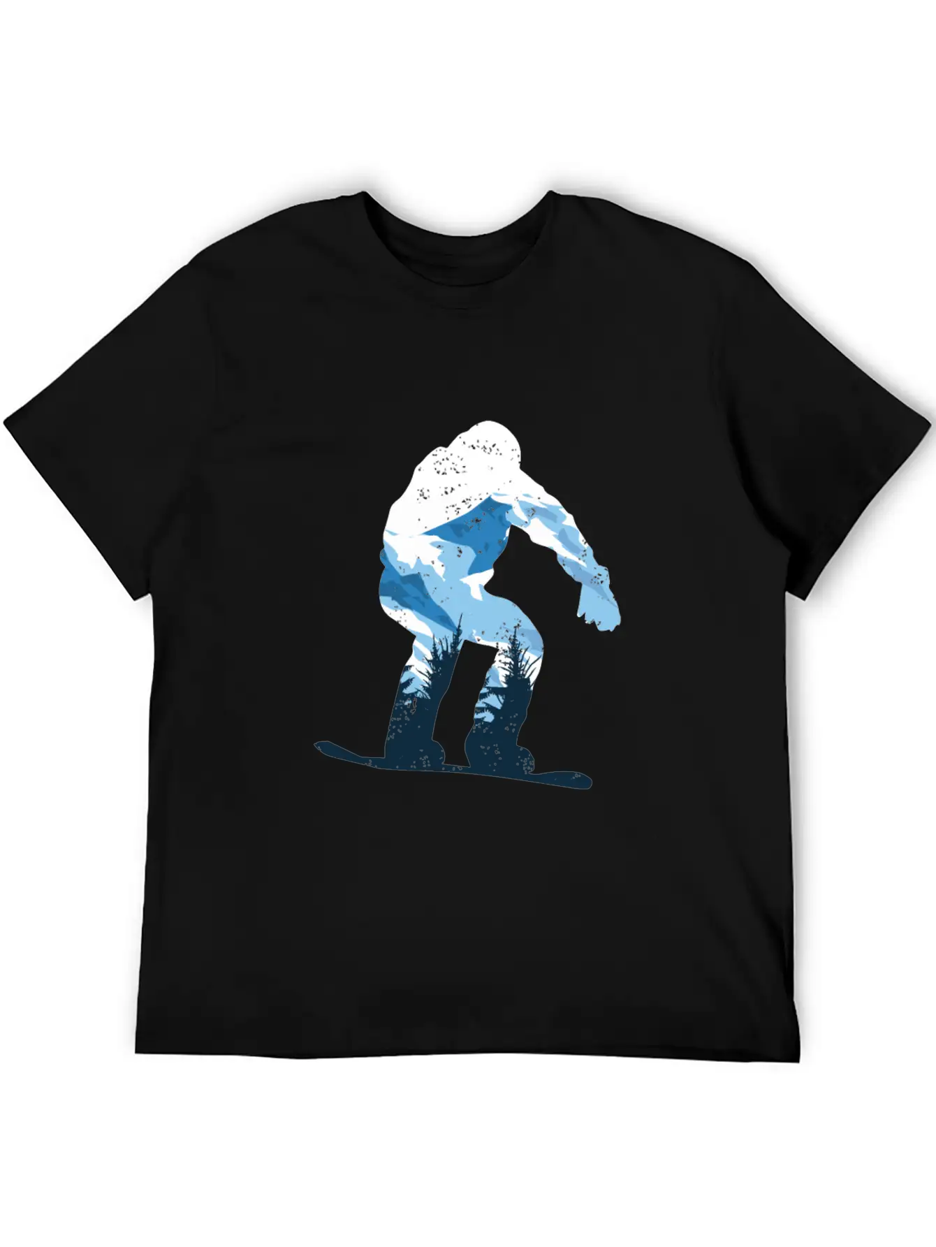 Snowboarding Snow Mountain Timeless Short Sleeve Tee – Comfy And Minimalist Design