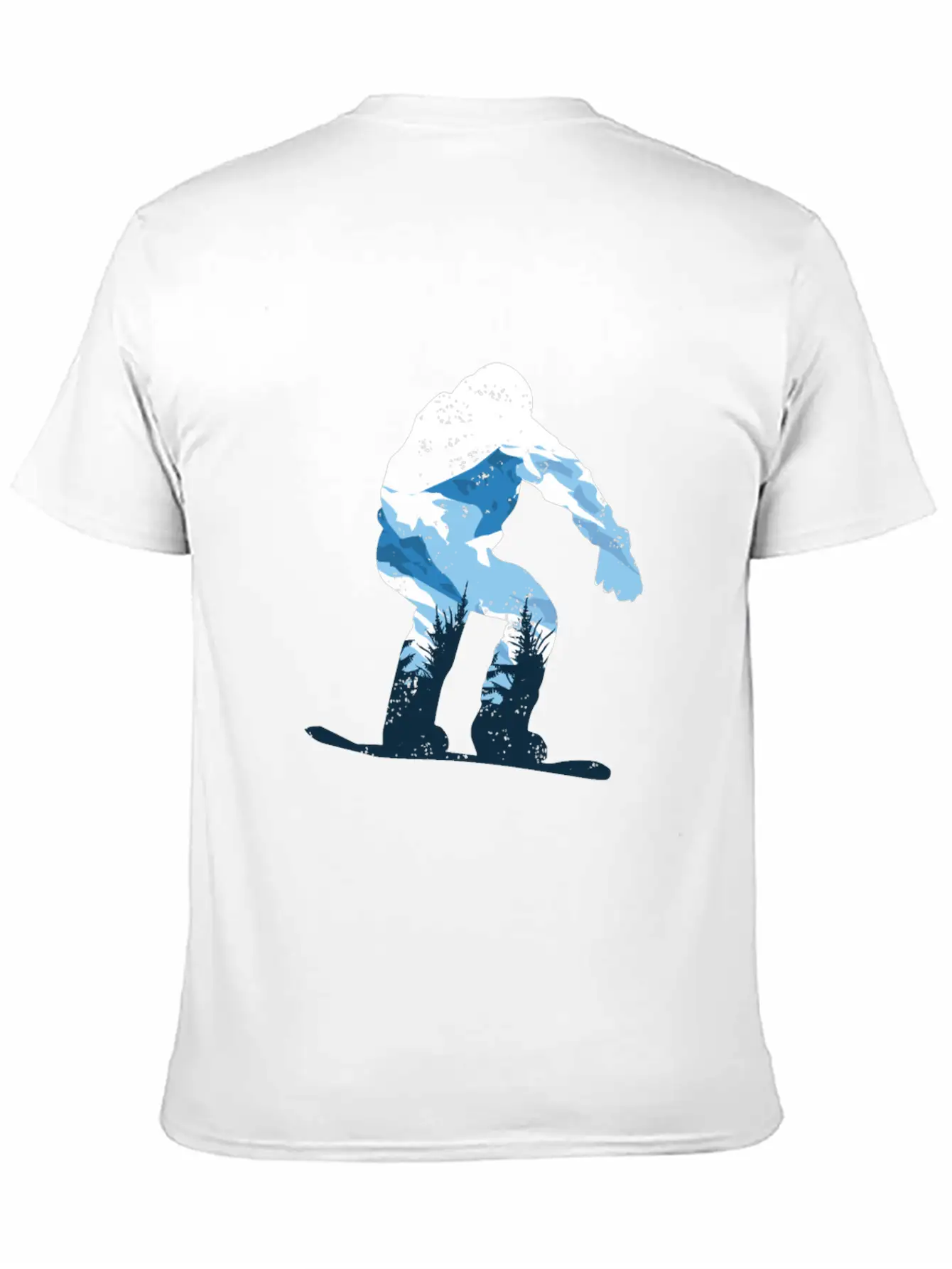 Snowboarding Snow Mountain Timeless Short Sleeve Tee – Comfy And Minimalist Design