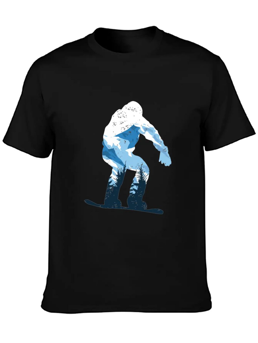 Snowboarding Snow Mountain Timeless Short Sleeve Tee – Comfy And Minimalist Design