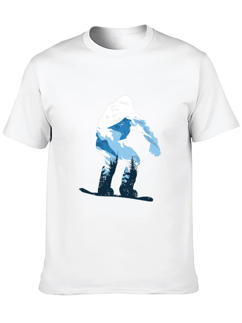 Snowboarding Snow Mountain Timeless Short Sleeve Tee – Comfy And Minimalist Design