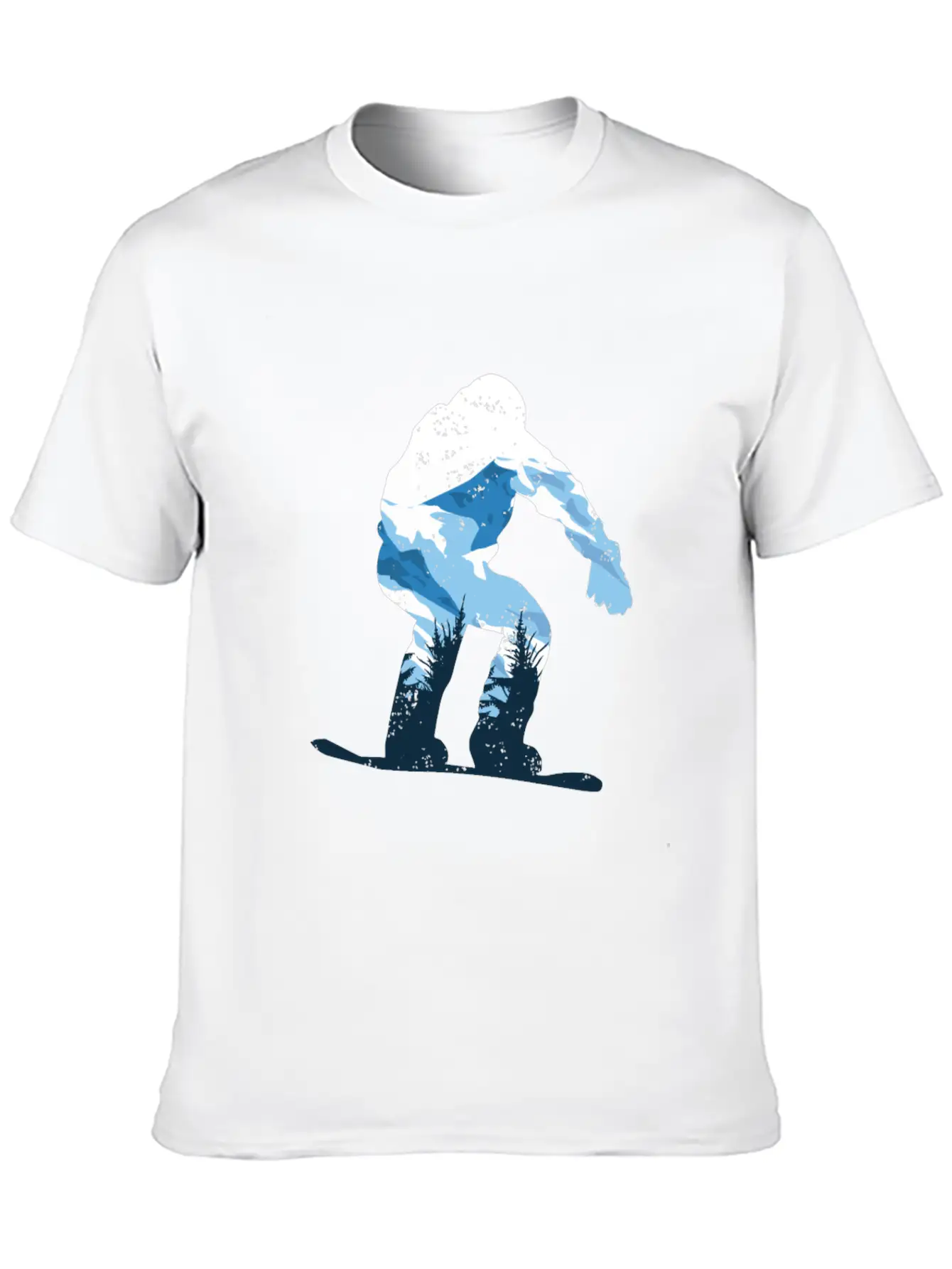Snowboarding Snow Mountain Timeless Short Sleeve Tee – Comfy And Minimalist Design