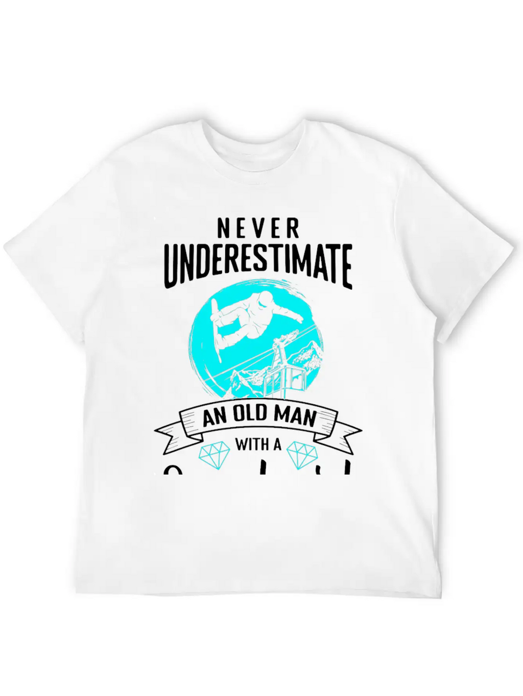 Snowboarding Snow Snow Ski Unisex Casual T-Shirt – Clean Design For Daily Comfort