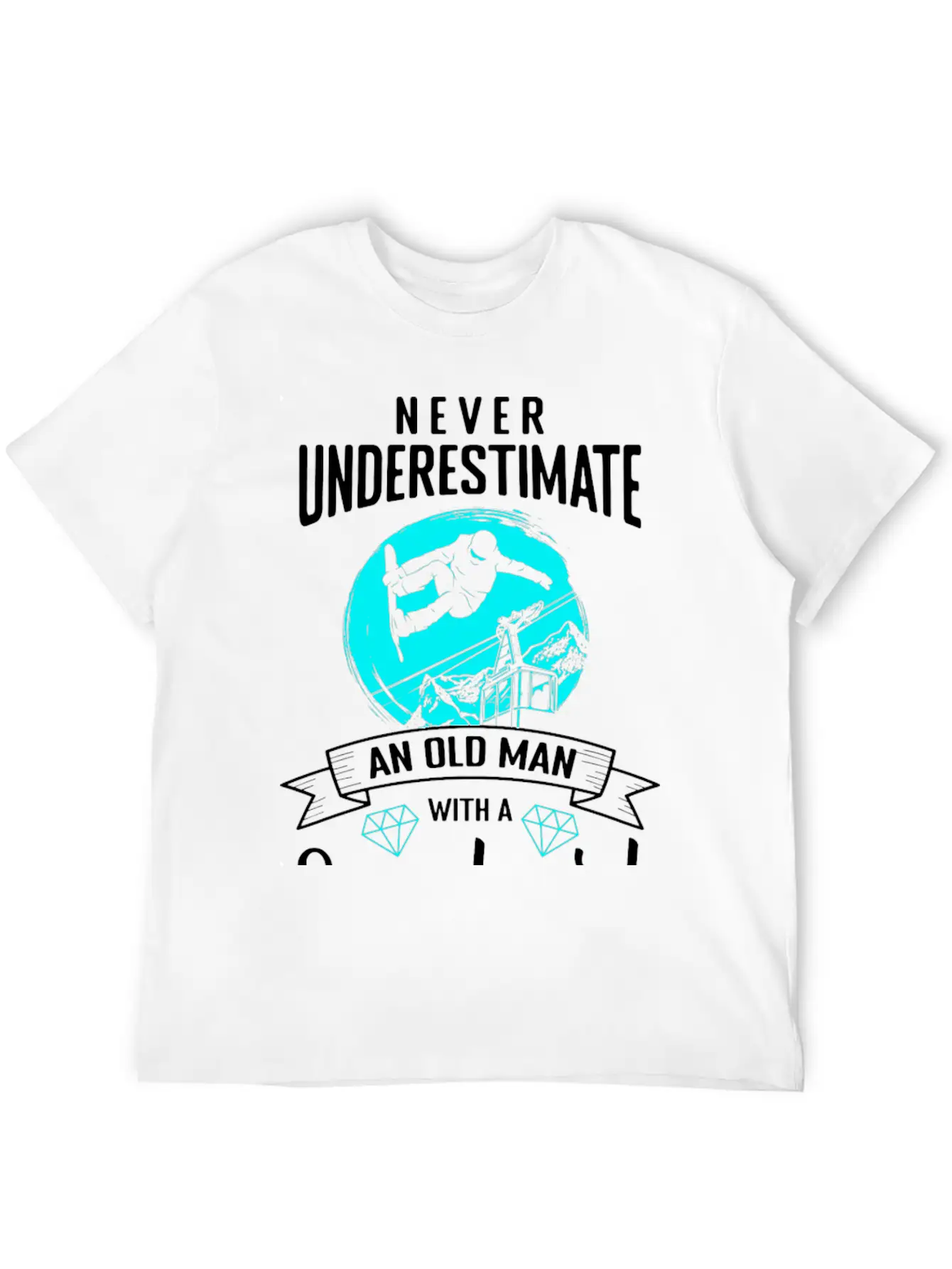 Snowboarding Snow Snow Ski Unisex Casual T-Shirt – Clean Design For Daily Comfort