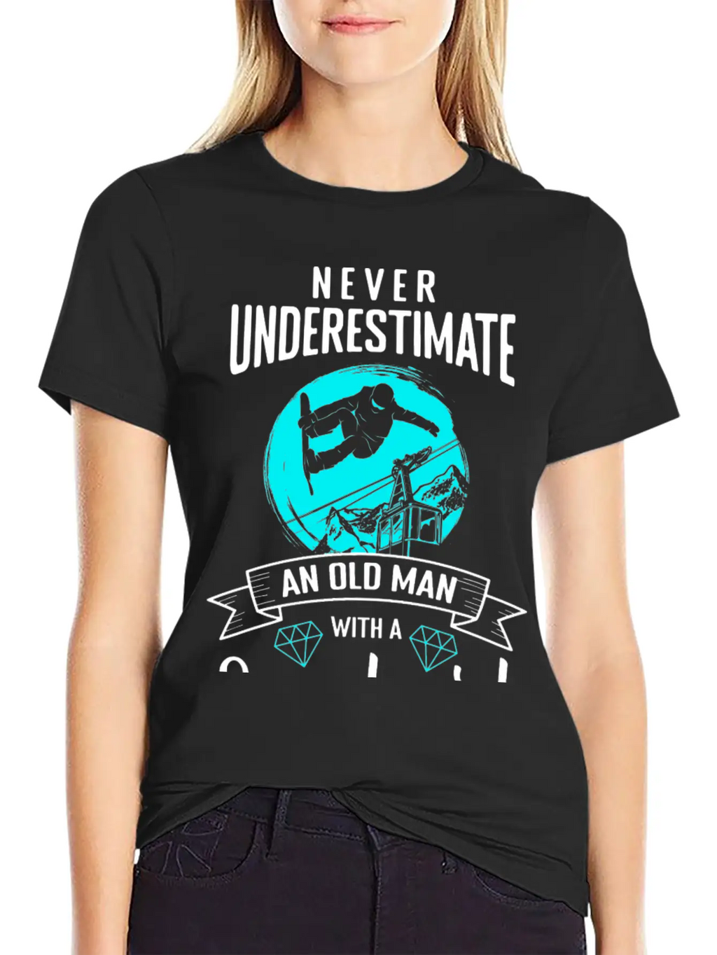 Snowboarding Snow Snow Ski Unisex Casual T-Shirt – Clean Design For Daily Comfort