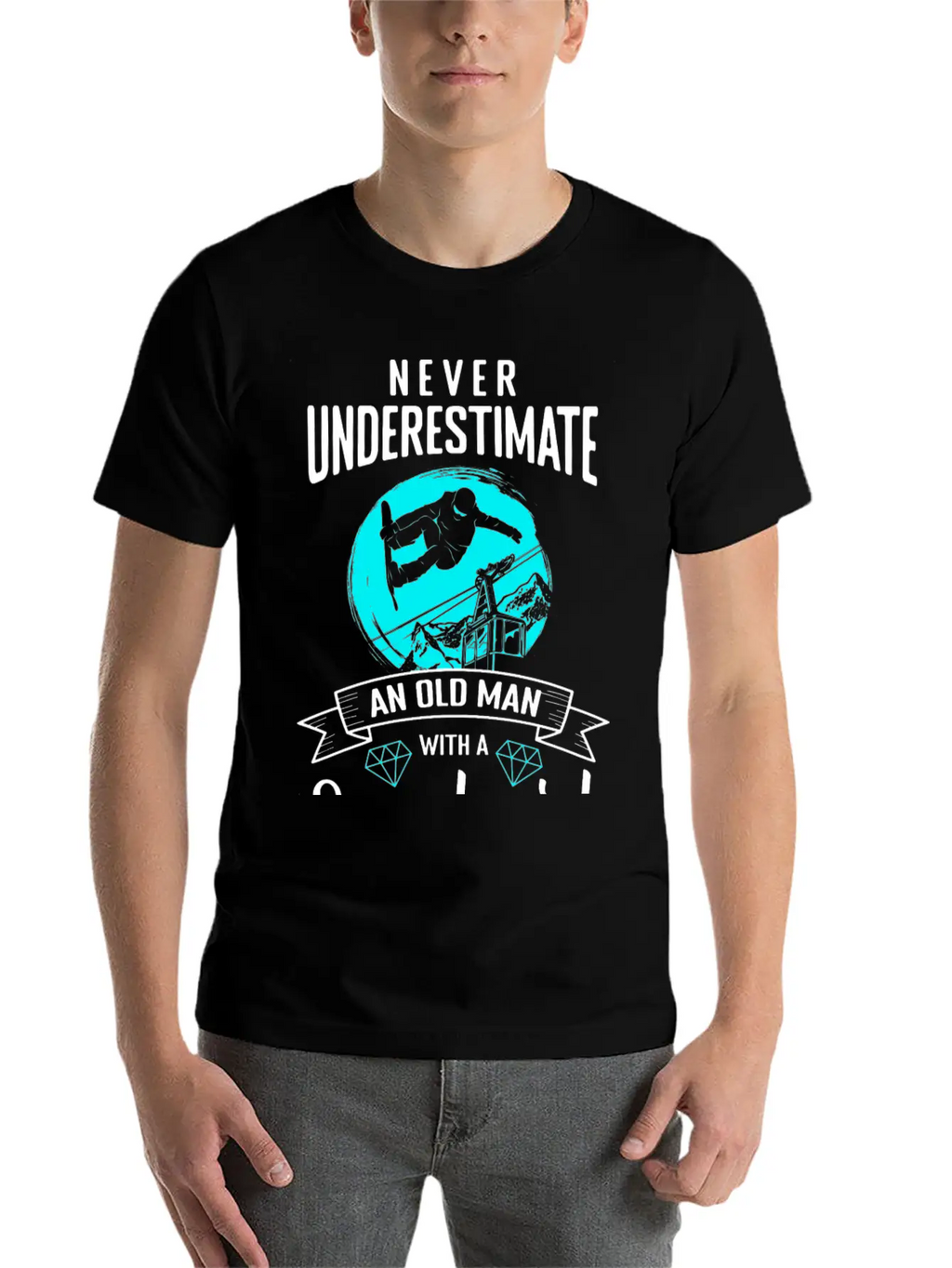 Snowboarding Snow Snow Ski Unisex Casual T-Shirt – Clean Design For Daily Comfort