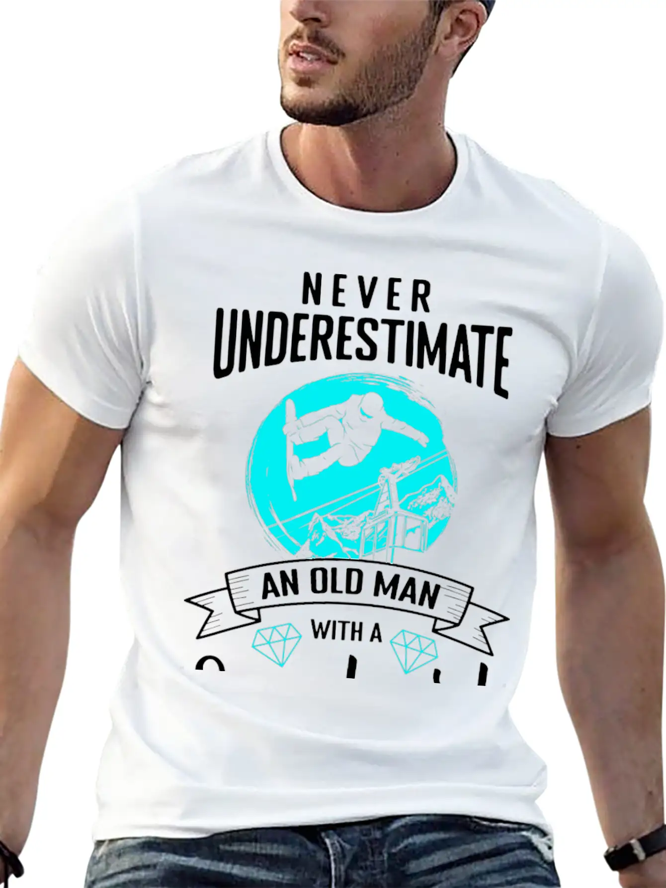Snowboarding Snow Snow Ski Unisex Casual T-Shirt – Clean Design For Daily Comfort
