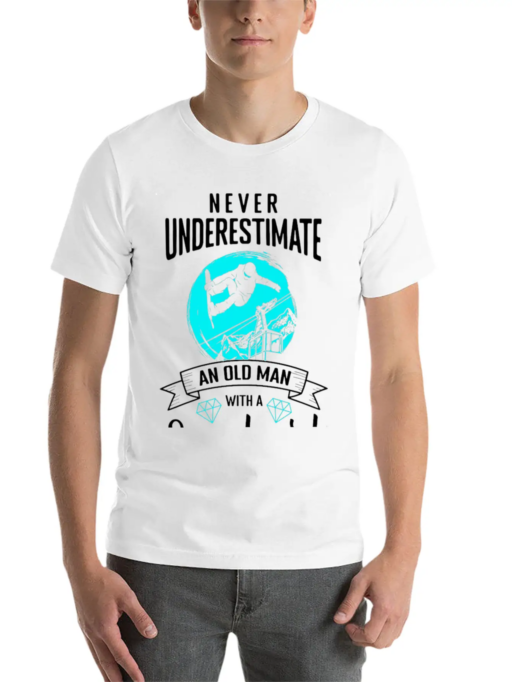 Snowboarding Snow Snow Ski Unisex Casual T-Shirt – Clean Design For Daily Comfort