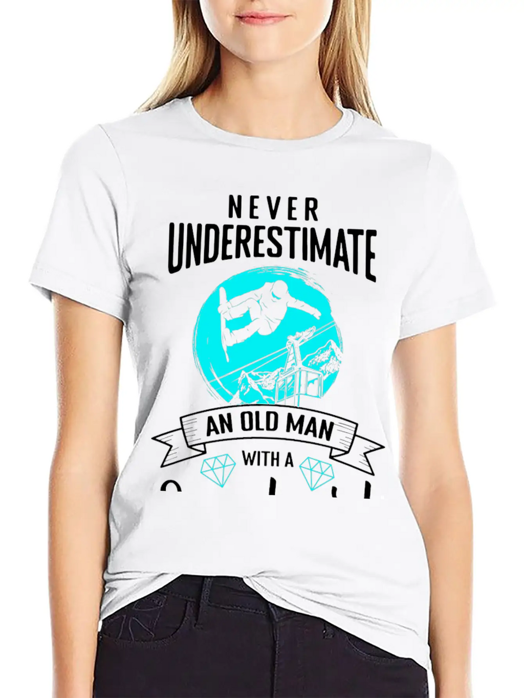 Snowboarding Snow Snow Ski Unisex Casual T-Shirt – Clean Design For Daily Comfort