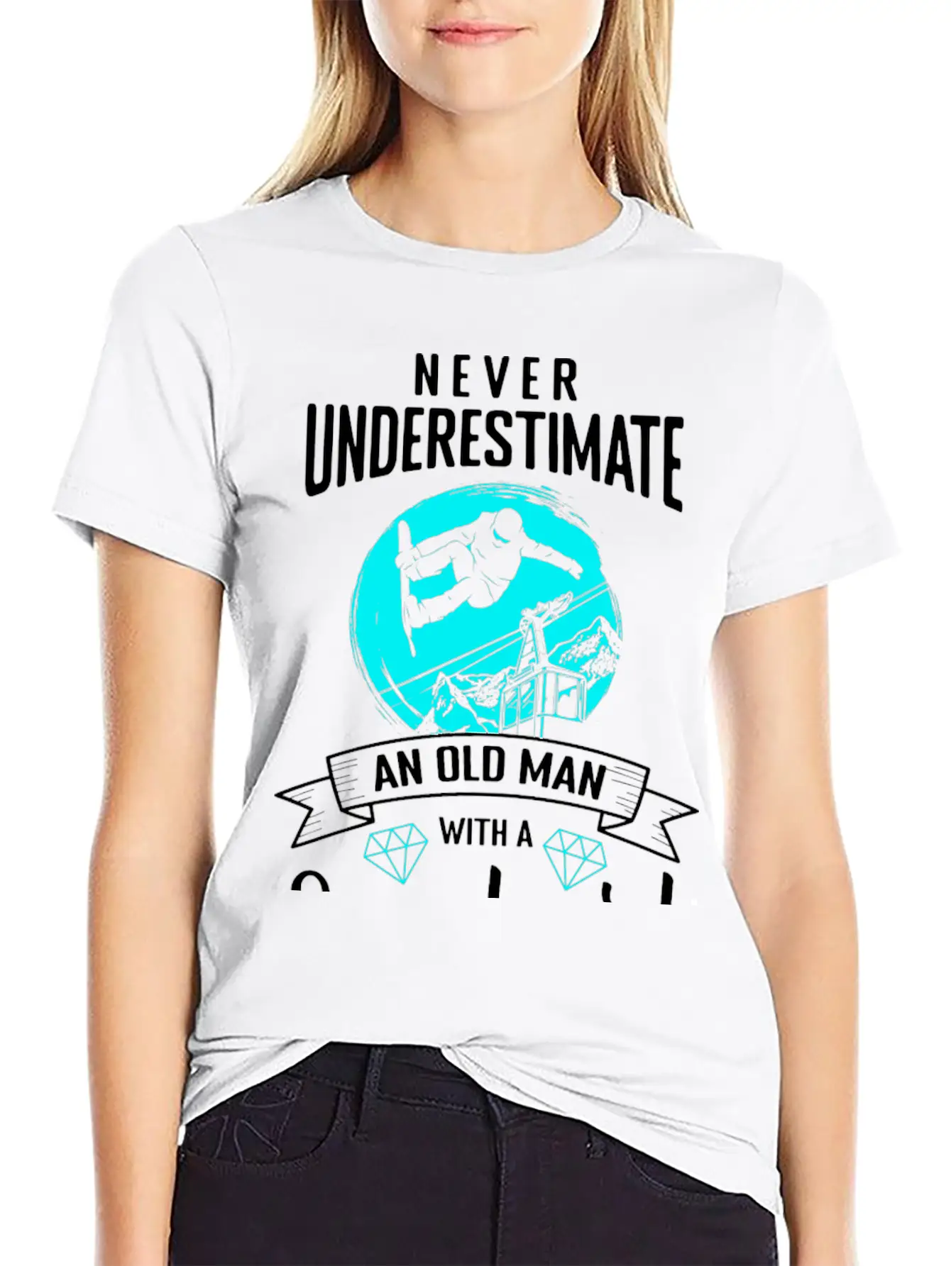 Snowboarding Snow Snow Ski Unisex Casual T-Shirt – Clean Design For Daily Comfort