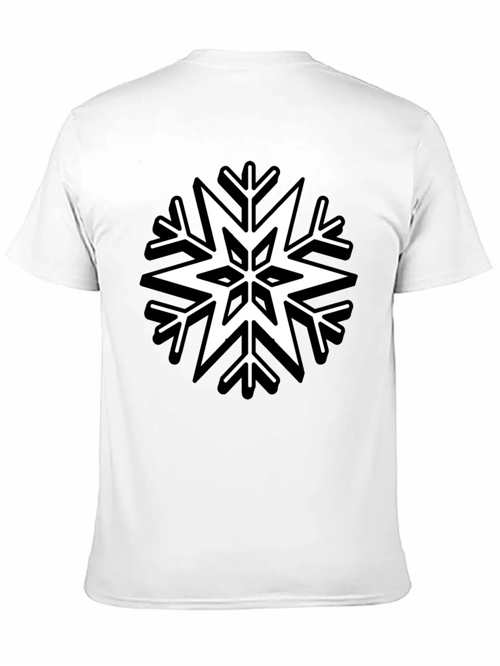 Snowflake Stylish Christmas Classic Cotton Tee – Unisex Comfort For Any Season