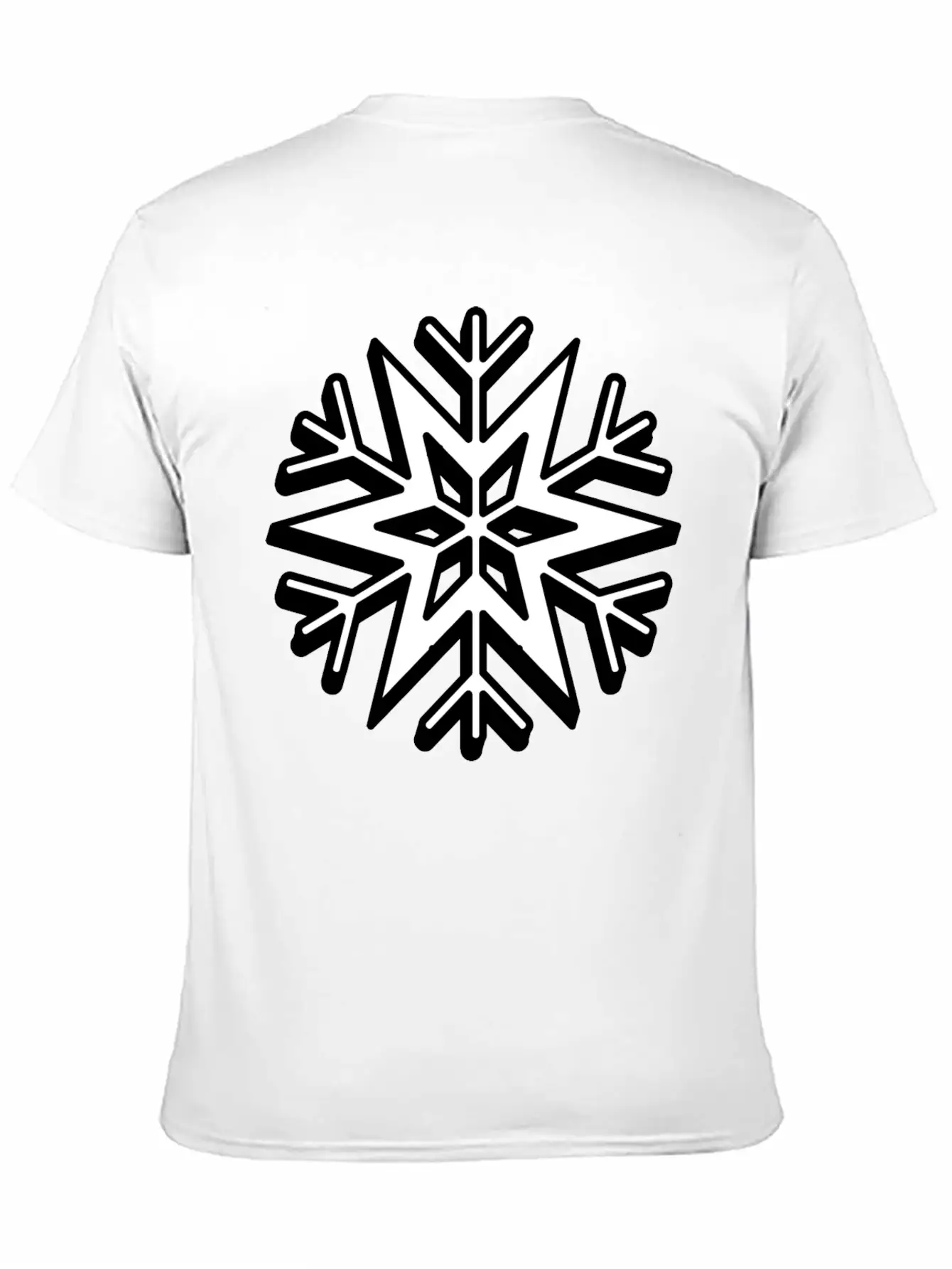Snowflake Stylish Christmas Classic Cotton Tee – Unisex Comfort For Any Season